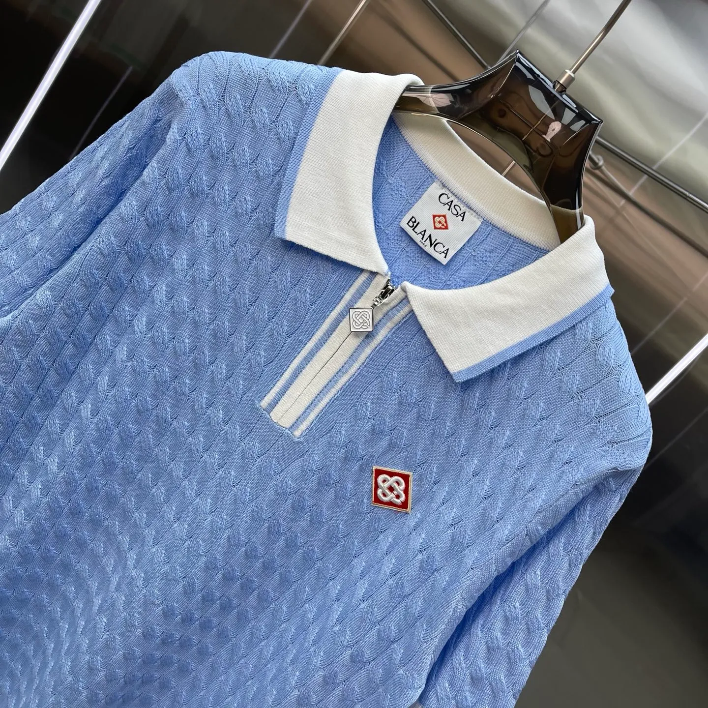 New Arrival Casablanca Casablanca POLOClassic Series is made of high-definition fabrics that will not shrink or fade. Comfortable to the touch, cool and breathable, the texture is super strong and a must-have for fashionable men and women. Exclusively available in In Stock! Size: M L XL XXL